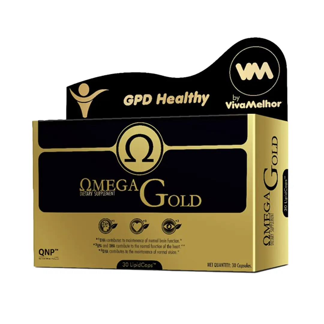 Omega Gold - Vegan - Brain and Heart - Natural Supplement - Complex Omega 3 + 6...