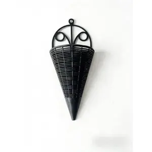 Wall Mounted Hanging Plastic Flower Pot for Indoor Plants