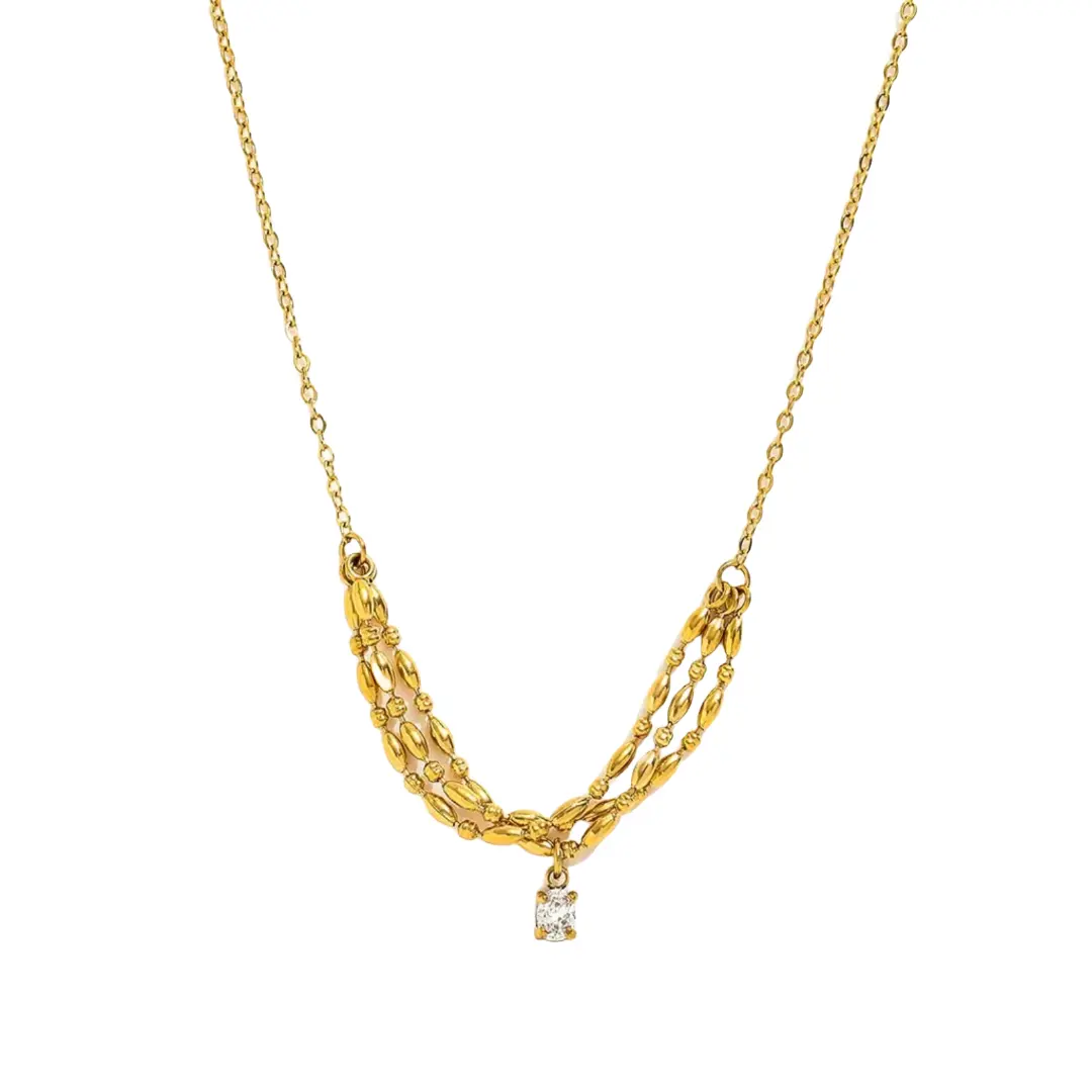 Kira – Elegant Layered Gold Necklace