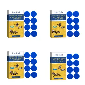 JUE FISH, Domestic Dormitory Kitchen Powerful Cleaning Cockroach Exterminator Cockroach Gel Bait Pest Control Kit Rodent Repellent Pouches for Indoor & Outdoor Multi-Surface Microfiber Floor Mop roach killer indoor infestation