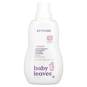 ATTITUDE Baby Leaves™, Laundry Detergent, Sweet Lullaby, 35.2 fl oz (1.04 l)