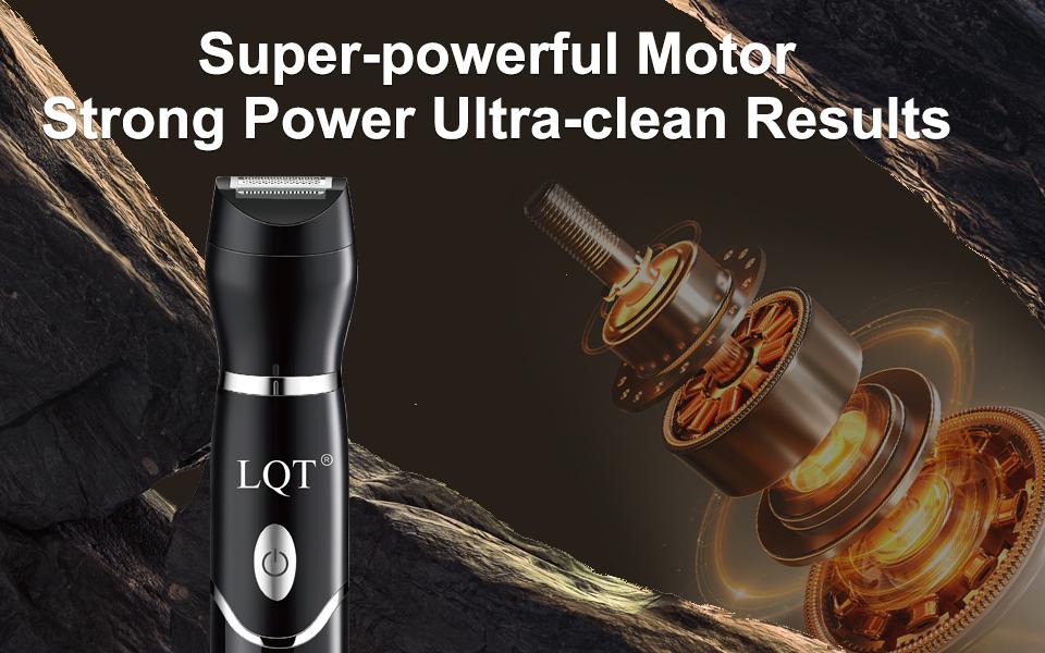 LQT 4-in-1 Grooming Kit with LCD Display, Electric Nose Hair Trimmer, Beard Shavers, Eyebrow & Hair Clipper, Rechargeable Multifunctional Body Hair Remover for Men & Women