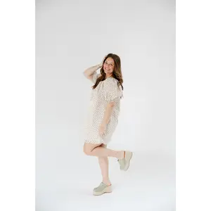 Rosette Floral Dress