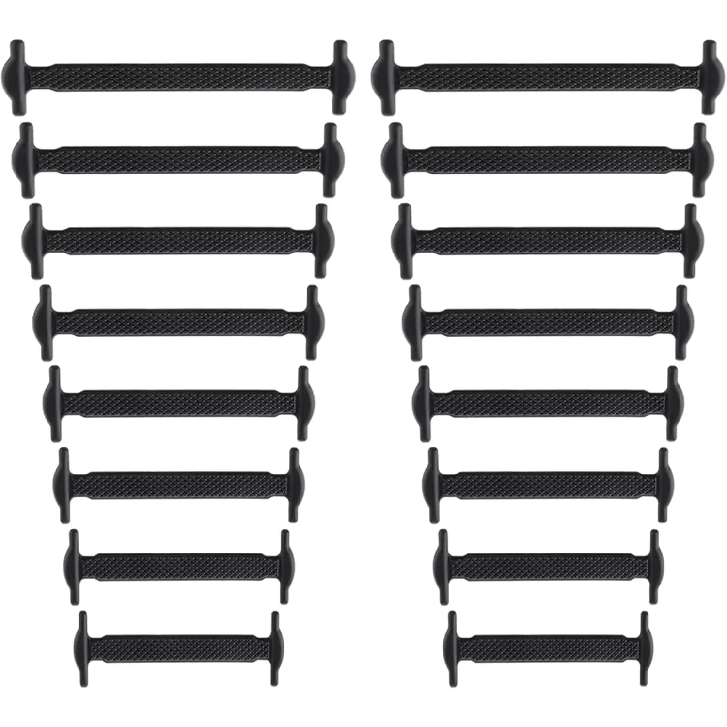 No Tie Shoe Laces Stretchy  Elastic Lazy Shoelaces Rubber Flat Shoe Ties  Size Fits   Adults