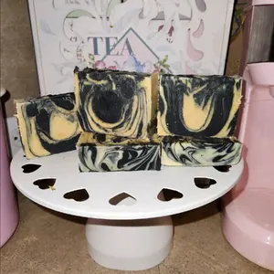 milky black ice Soap