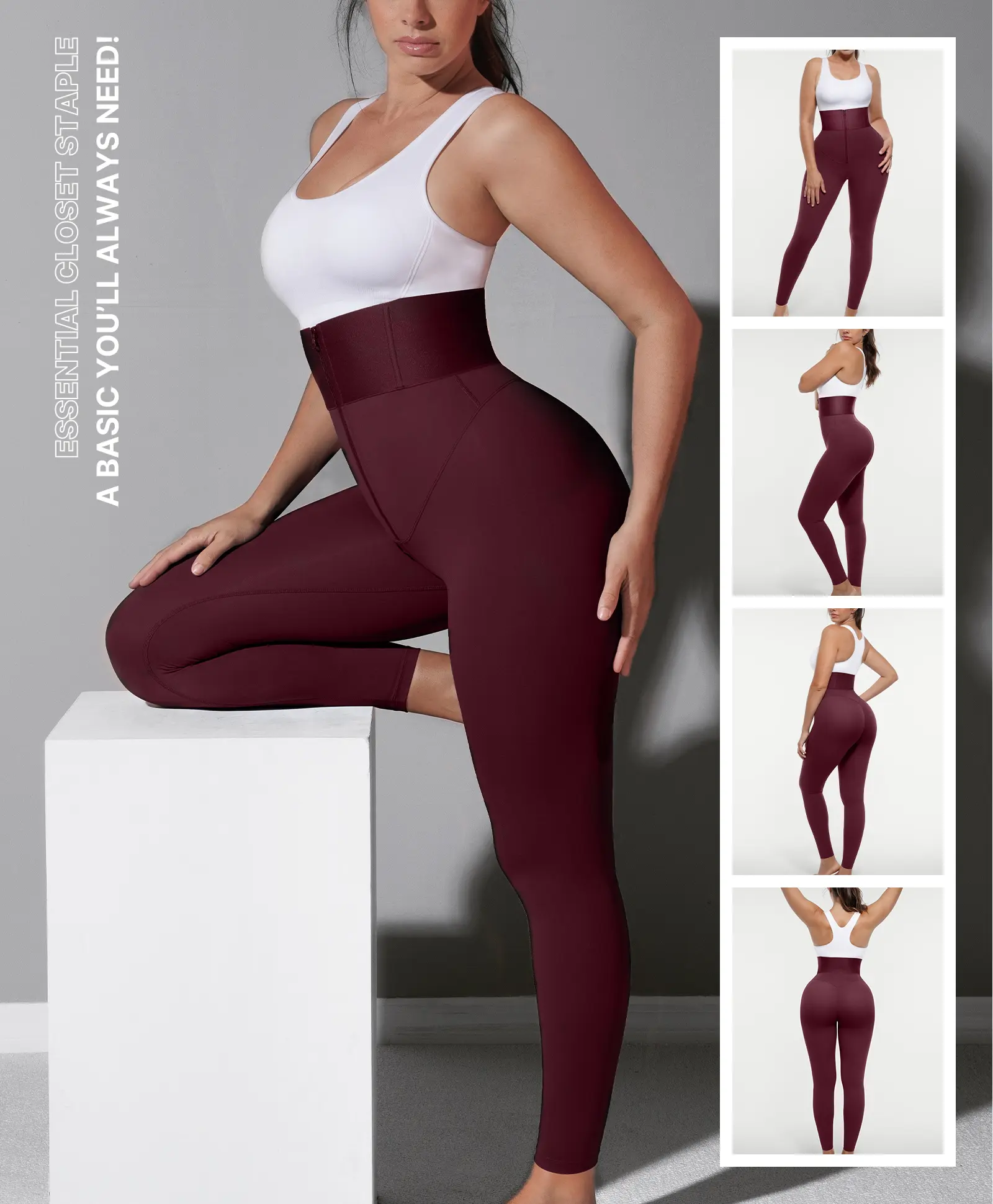 Shapellx AirSlim ElasticFuse Waistband Shaping Leggings Live