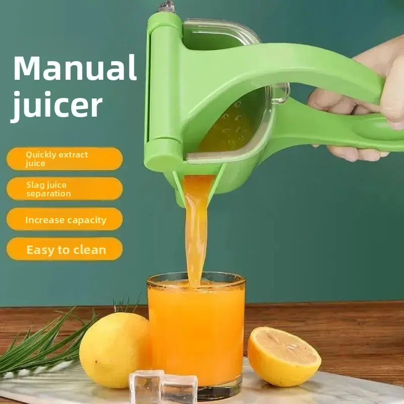 Handheld Copper-Body Manual Kitchen Fruit Juicer - Practical-Look Utensil for Home Use