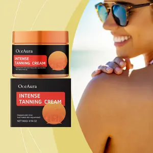 Outdoor Blackening Cream , Wheat Bronze Tanning Lotion for Natural Sun-Kissed Look, Waterproof & Nourishing，Transparent Bronzing Moisturizer for Beach & Body