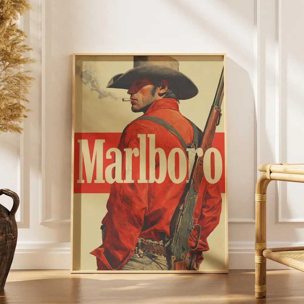 Vintage Western Poster Print - Retro Print - Vintage Art Print - Vintage Posters