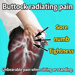Lumbar Special Plaster Patch, for lumbar disc herniation, lumbar muscle strain, sciatica, leg numbness, low back pain, leg pain and buttock pain.