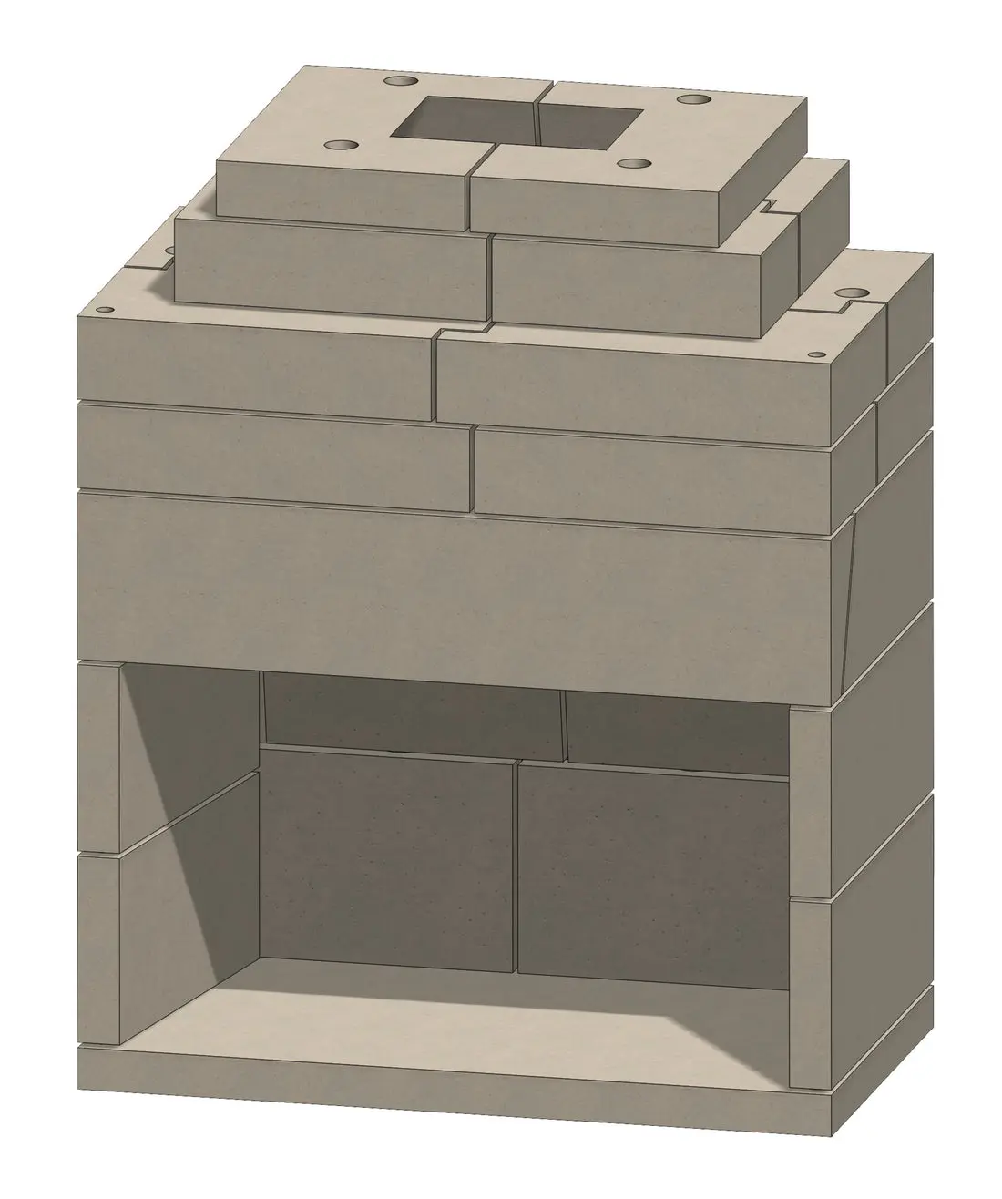 Stone Age Manufacturing New Age Zero Clearance Fireplace 42" - Perfect for Preppers