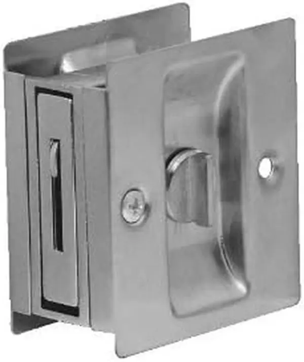 Don-Jo Manufacturing PDL 101-622 Black Privacy Pocket Door Pull Handle, Heavy-Duty Hardware for Residential & Commercial Door Locks, Pocket Doors