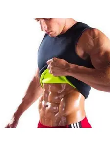 MEN'S BODY SHAPING NEOPRENE SAUNA VEST With LOGO