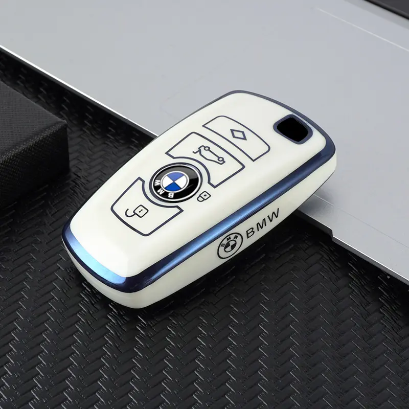 New Fashion Tpu Car Key Cover Case Car Key Protector Key Fob Shell Car Key Accessory for Bmw 530i 550i 320i 1 2 3 4 5 Series 118i 225i M240i F20 F21 F30 F31 F25 F01 F02