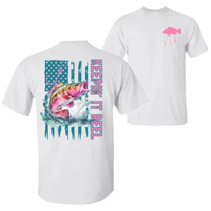Keepin' It Reel Fishing T-Shirt, Fish Graphic Tee,  Unisex Shirt, Outdoor Fishing Apparel for Men & Women, Fishing Lover Gift mood