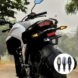 Motorcycle LED Turn Signal Lamp Blinker Lights Flowing Flash Indicator Lights Running Light Tail Light Motorcycle Accessories