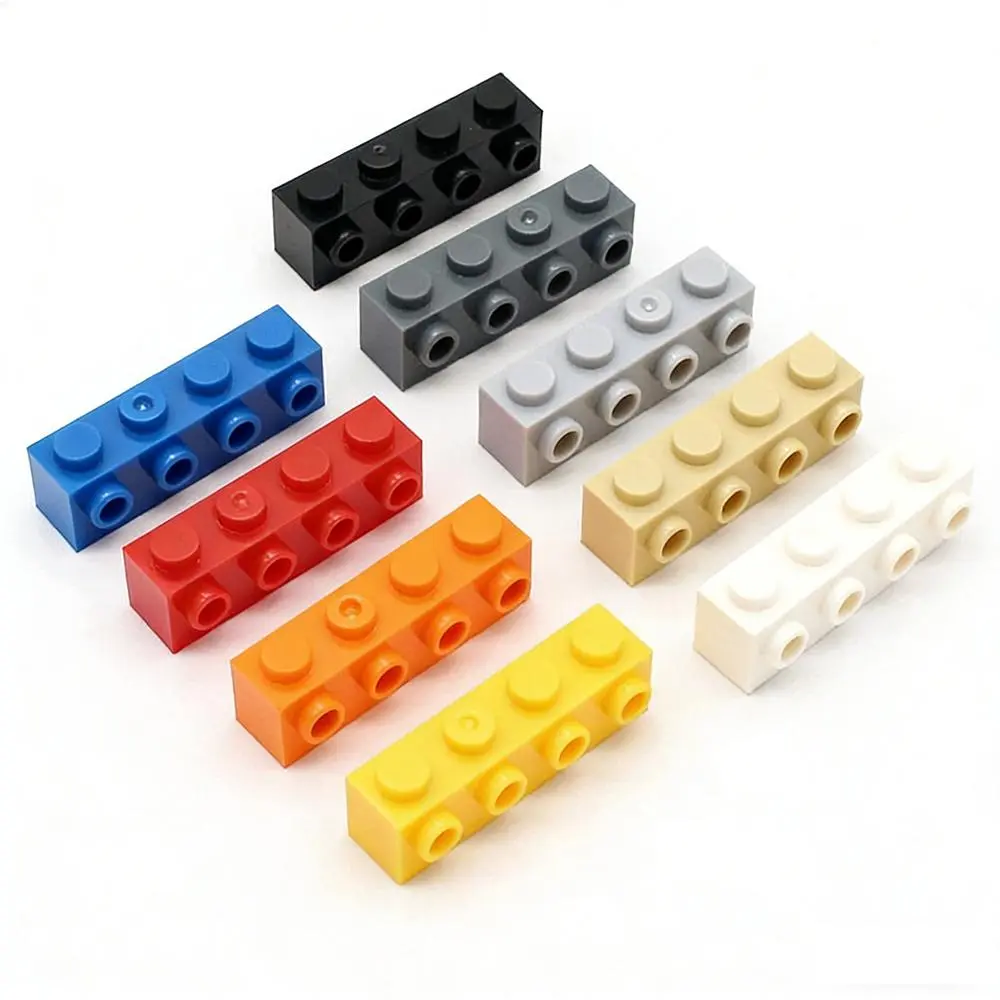 20pcs MOC Compatible 30414 Brick Modified 1x4 with Studs on Side Building Blocks Bulk DIY Assembles Parts Construction Toys