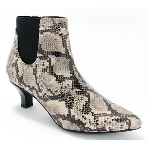 Clarks Collection Leather Heeled Booties - Kepley Erin