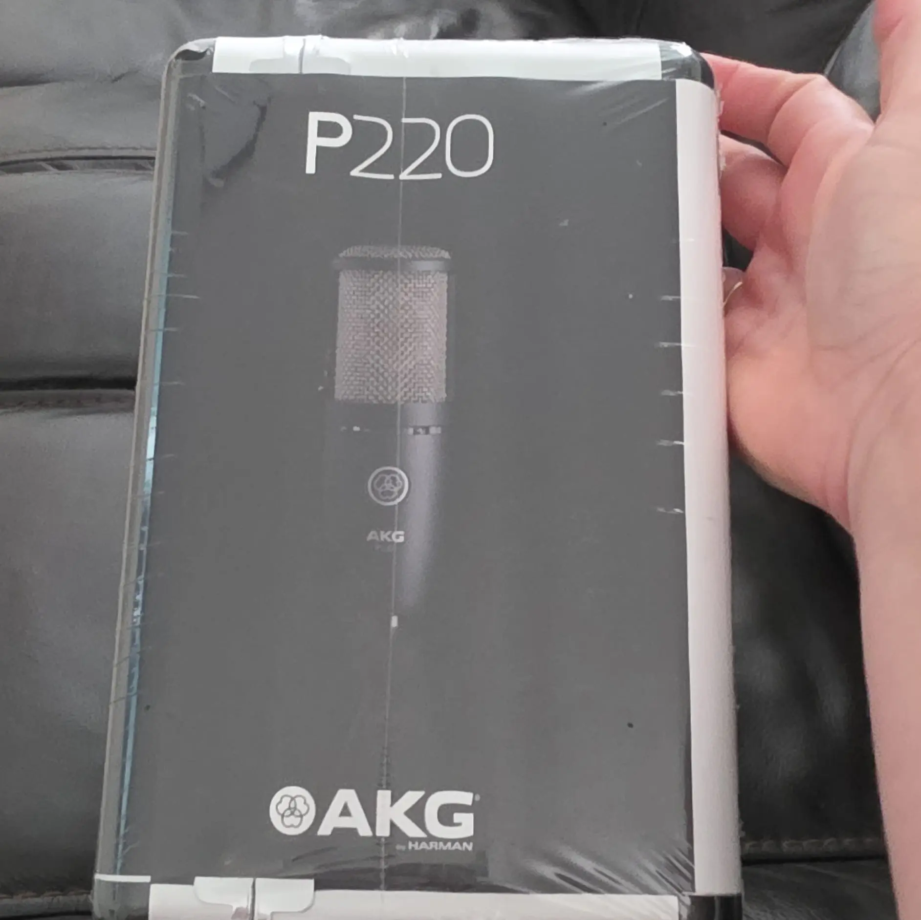 AKG P220 Large Diaphragm Condenser Microphone NEW with Carrying Case & Shock Mount