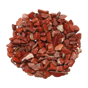 PETAXCELL Crystal Chips Stone, 0.44 Lb Fluorite Gravel Rocks (Red Quartz, 7 - 21 Mm)