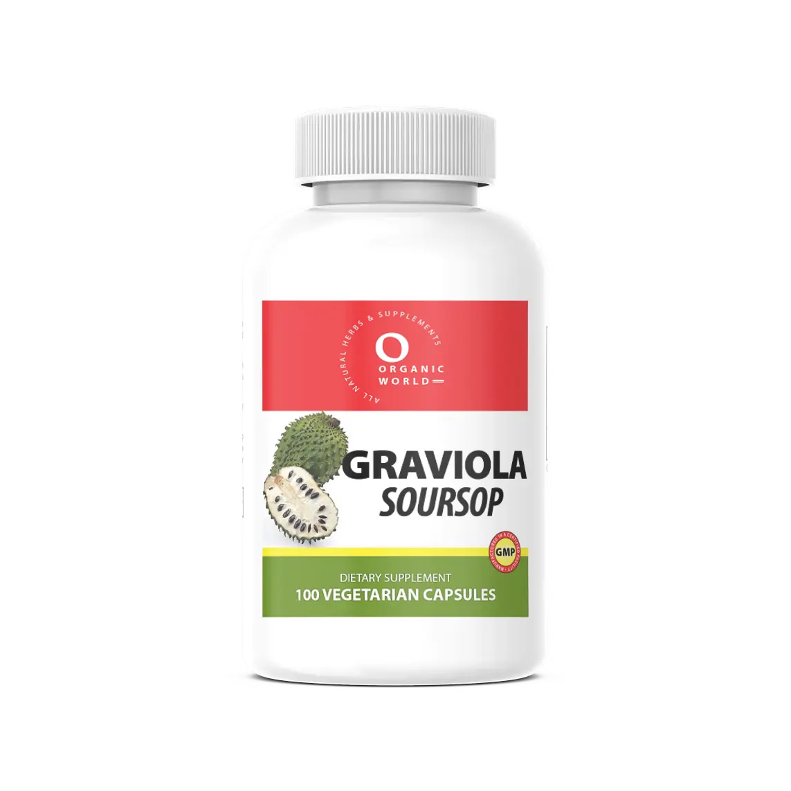Graviola Soursop (Annona Muricata) - 700 mg, 100 Vegetarian Capsules