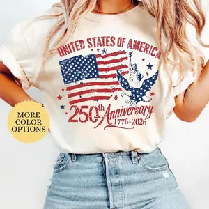 Celebrate 250 Years of America Shirt, DAR SAR Shirt for Independence Day Shirt, Patriotic Semiquincentennial Gift, 1776-2026