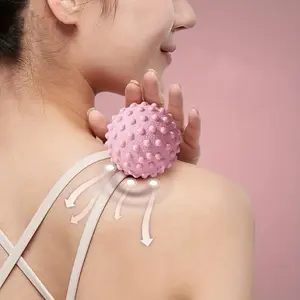 1 count acupoint foot massage ball, foot fascia rolling ball, relaxation and pain relief yoga massage ball - trigger point foot massager for deep tissue massage, yoga foot massage ball roller for muscle pain relief and tension release