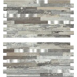 20 Sheets Peel and Stick Backsplash PVC Wall Tile,for Kitchen Backsplash