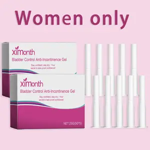 Ximonth Bladder Control Anti-Incontinence Gel - Natural Hydrating Formula with Glycerin for Comfort Firmness & Feminine Wellness - Quantity Per Pack 5 Moisture