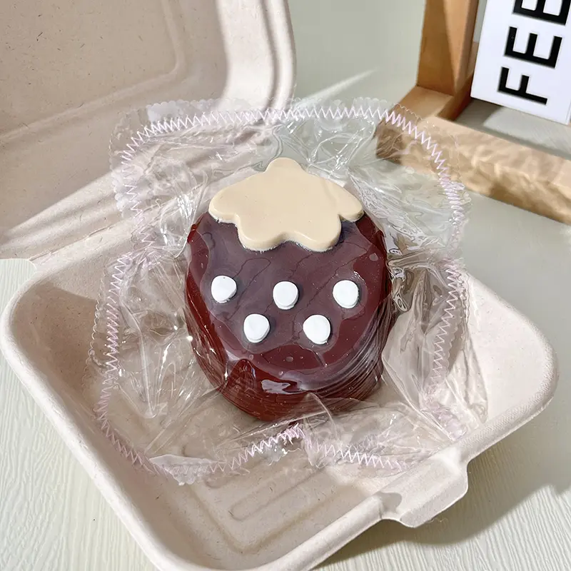 【Buy 3 get 1 free】Strawberry Chocolate Mille Crêpe Cake tabba squishies kidstoysFood-Grade Silicone Slow-Rising Rebound Squishy Fidget Toys for Stress Relief - Soft Squeeze Toys with Thick Creamy Slime Texture, Handmade Non-Toxic Sensory Toys