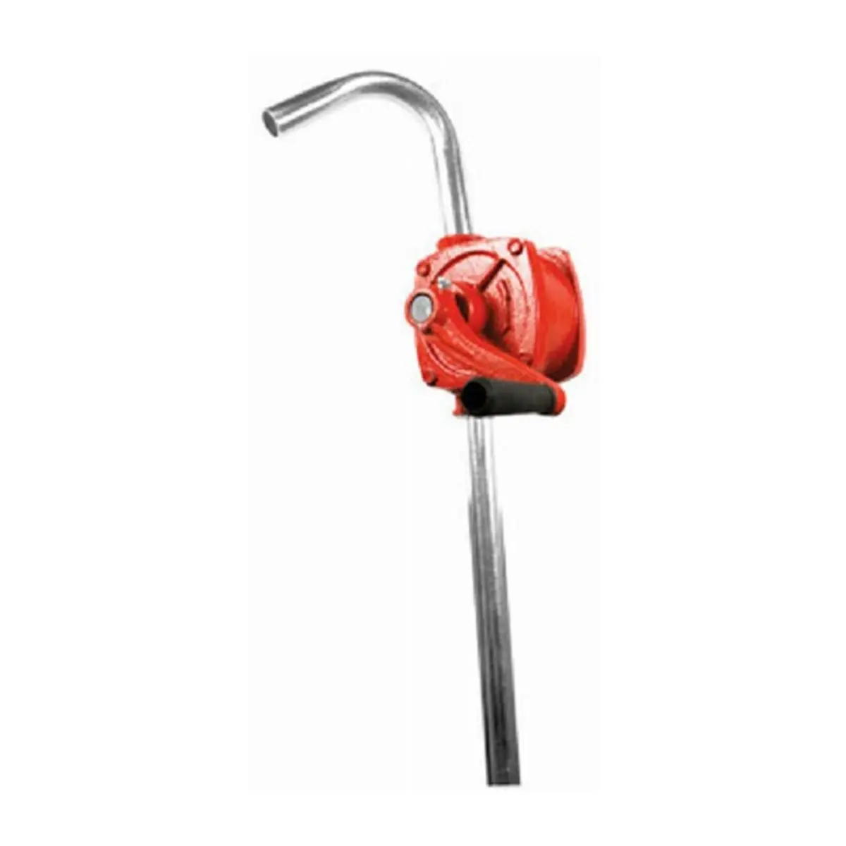 212 MAIN Hand Crank Rotary Barrel Pump - Cast Iron-Steel Pipe Petroleum-Based Fluid Transfer Tool for Commercial, Industrial, Agricultural Use, 42 In, Transfer Fluid