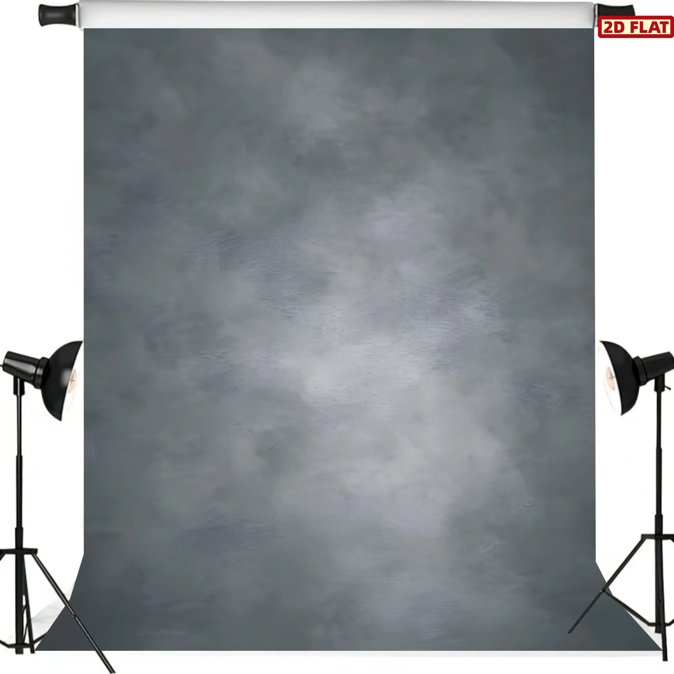 2D Flat Banner, Decorative Banner, 1pc gray vintage Backdrop for birthday Party decoration, portrait photography, made of Polyester, Party Decorations Banners, Photo Backdrops, Party Decoration Supplies