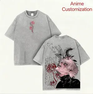 Ken Kaneki Tee – Tokyo Ghoul Vintage Wash T-Shirt, Oversized Unisex Anime Merch