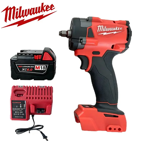 Stubborn Bolts? This Milwaukee 3/8"  Handles Them Fast!  Compact Brushless Impact Tool With 300Nm Torque, Friction Ring Anvil, Tri-LED Lighting For Auto Repair, Tire Service, Garage Projects And Heavy-Duty Fastening Jobs cordless 2-inch drive control