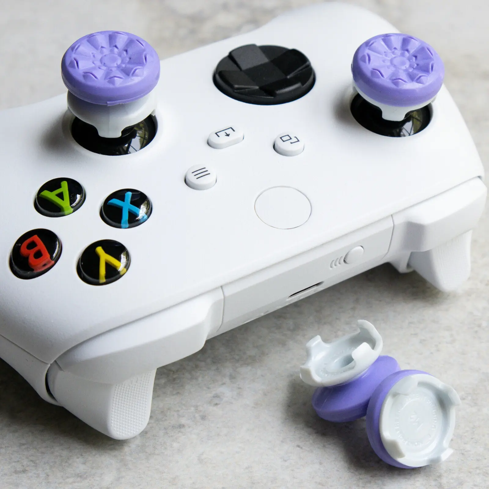Upgrade Grips with Thumbsticks, Thumb Grips for PS4/PS5, XBOX Controller, Professional Joystick Cap, uperior Precision, Precision Ring