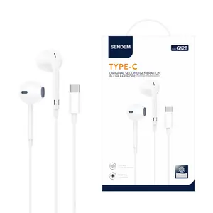 Sendem Enjoy Series Wired Headphones, High-Quality Audio Experience, Music Lovers' Choice, Supports Calls, Volume Control Buttons