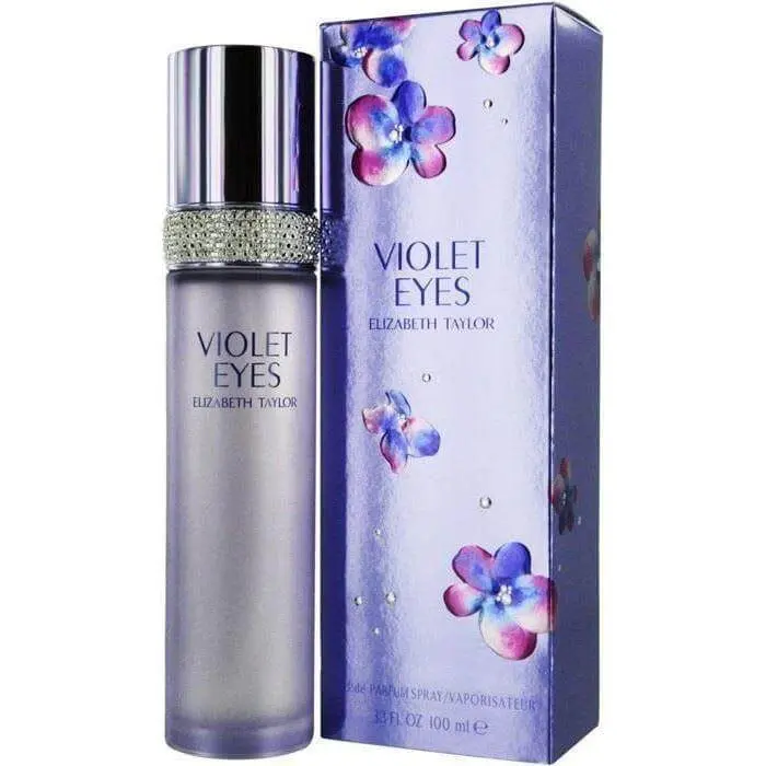 Elizabeth Taylor Violet Eyes Women's Eau de Parfum (EDP) - Chypre Fruity, Citrus-Infused, Botanical Fragrance, Fresh, 3.3 oz, New Boxed, Citrus-Infused Women's Fragrance, Botanical Women's Fragrance