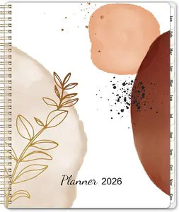 2026 Planner – Planner 2026 Weekly and Monthly, Jan. 2026 – Dec. 2026, 8.5" x 11" with Tabs, Flexible Cover, Thick Paper, Twin-Wire Binding, Inner Pocket, To-Do ＆ Notes
