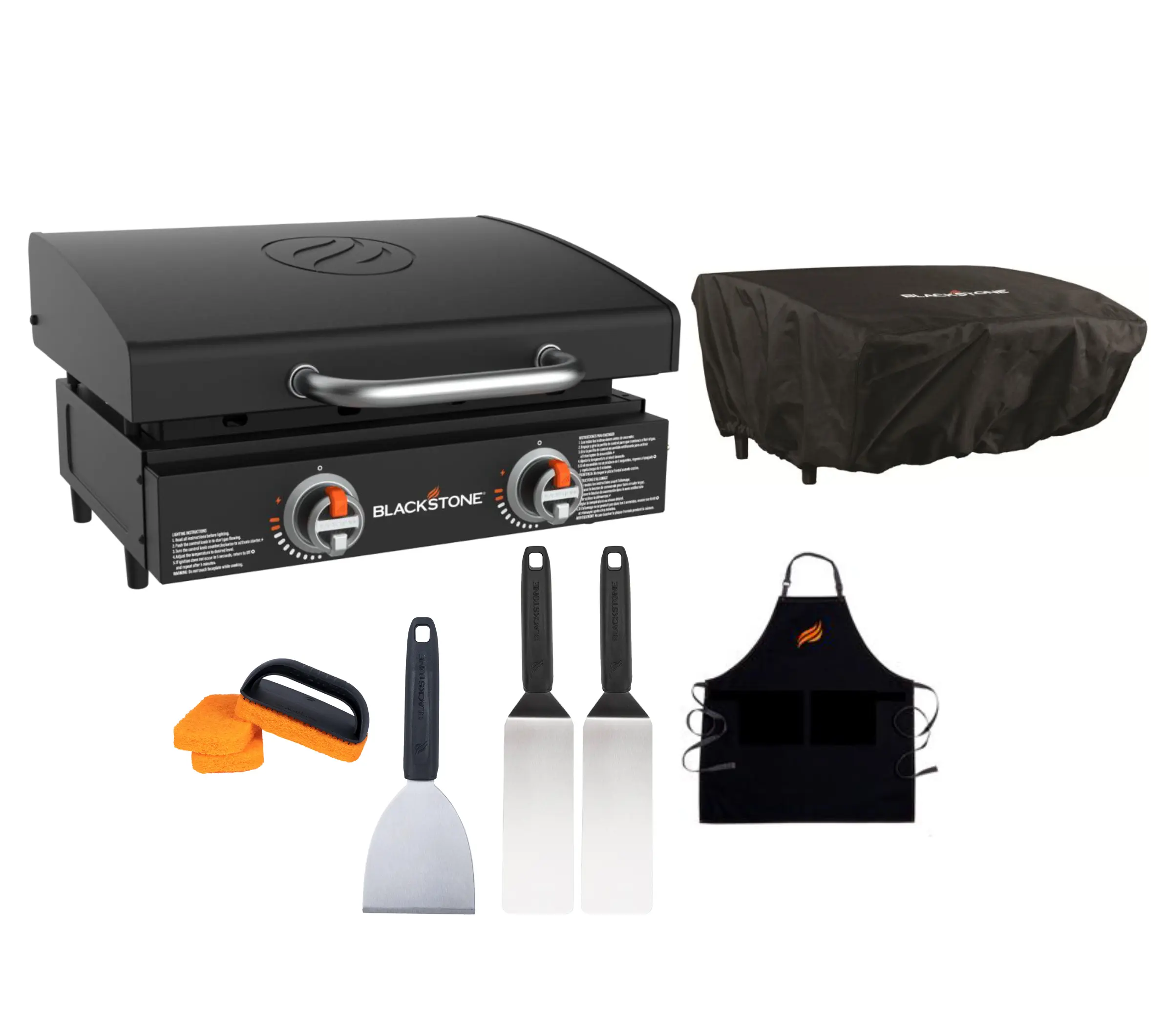 Blackstone 22" Omnivore Tabletop Griddle with Hood Bundle