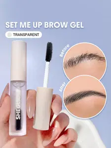 SHEGLAM Set Me Up Brow Gel – Clear Waterproof Long-Lasting Eyebrow Gel