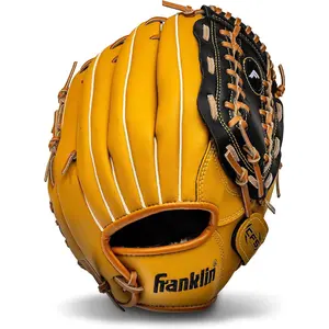 Franklin Sports Baseball + Softball Gloves - Field Master Adult + Youth Baseball + Softball Gloves - Right Hand + Left Hand Gloves - Infield + Outfield Mitts - Multiple Sizes + Colors