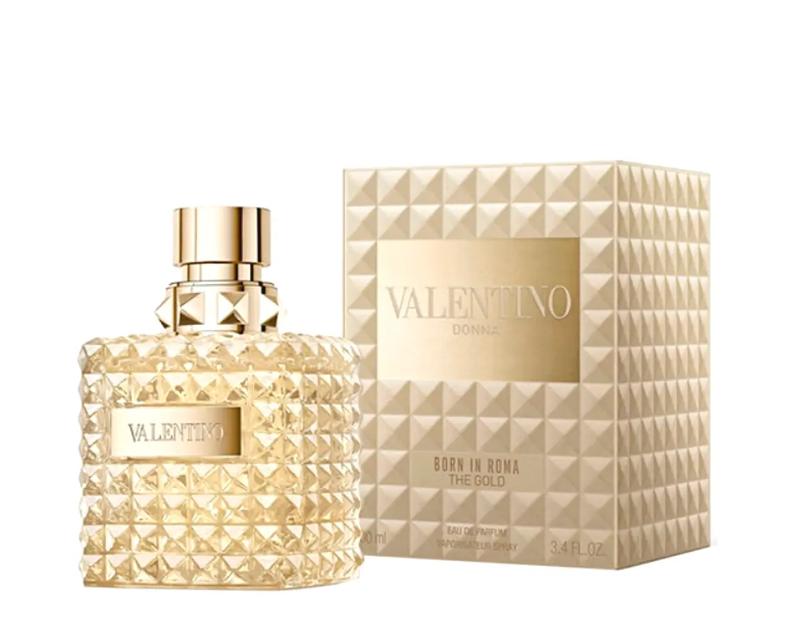 Valentino Donna Born in Roma The Gold Eau de Parfum Spray for Women 3.4 oz / 100 mL