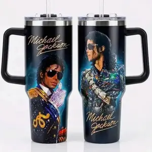 Michael Jackson Tumbler, MJ Tumbler, King of Pop Cup