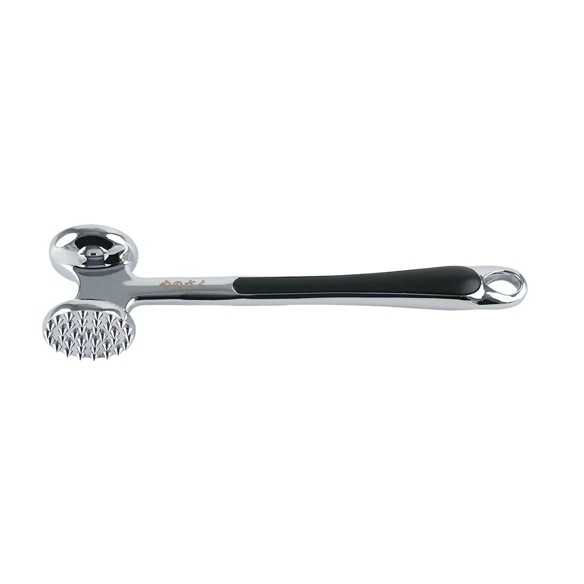 Yanosaku Professional Meat Tenderizer Mallet - Heavy Duty Steak Tenderizer Tool for Tenderizing Chicken, Pork, Beef & Marinades - Stainless Steel & Non-Slip Handle