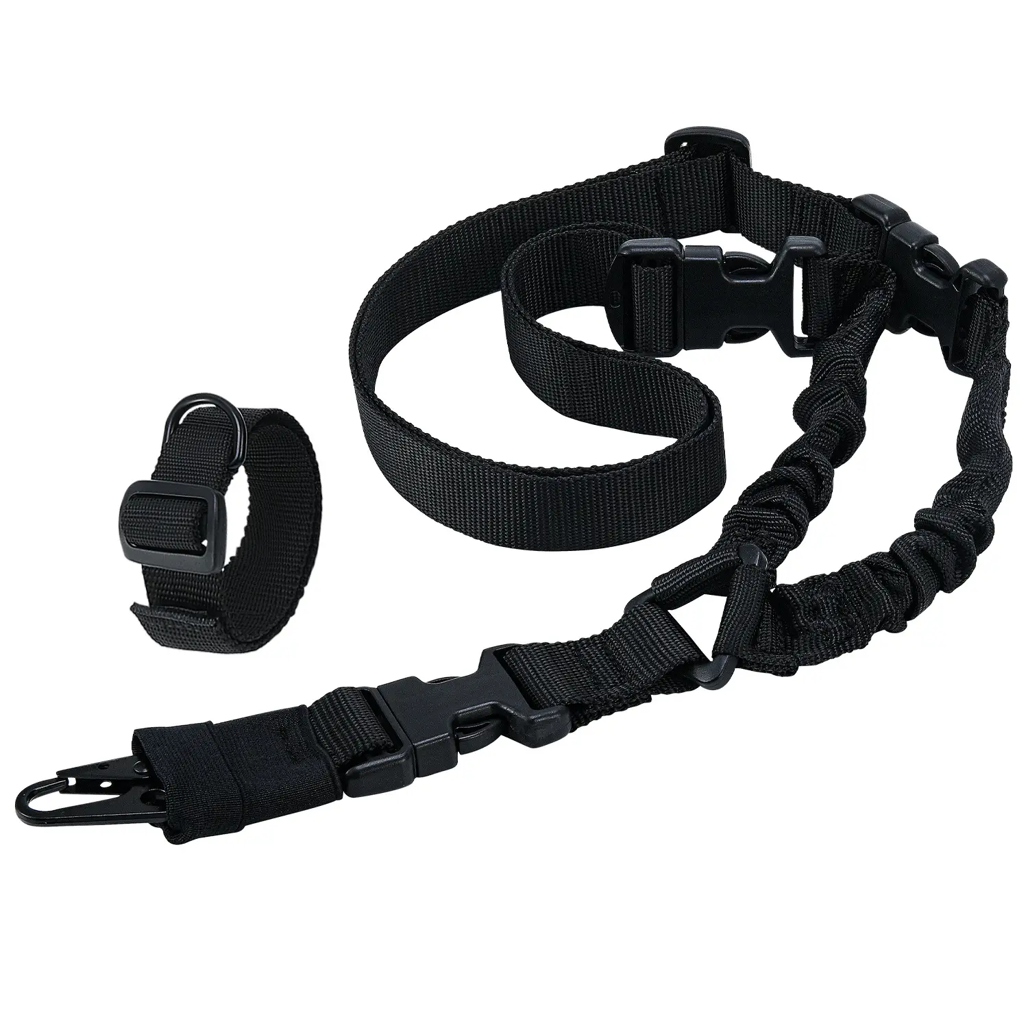 Black straps and straps