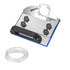 45 Degree Tile Chamfer Tool, Stainless Steel Cutting Angle Grinder Stand, Universal 45 Degree Tile Tool Fixed Bracket with Water Pipe, Angle Grinding Tools