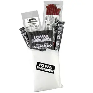 Iowa Smokehouse Sampler Pack - Spicy, with High-Quality Beef and Pork