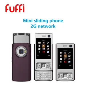 Fuffi Mini Sliding Phone 2g Network, 2 Inch HD Screen, 800mah Battery, Dual Sim, Physical Keys, Compact Portable, Supports 8GB TF Card