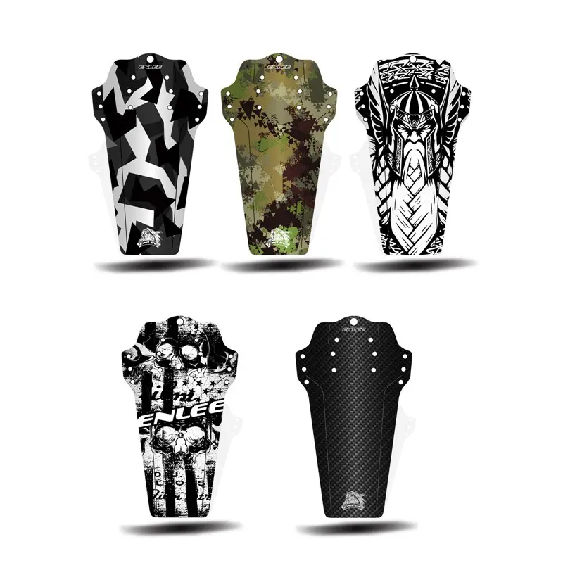 Cool Printed Bike Fender, Easy Installation, Rain & Mud Protection, Mountain Road Bike Fender, Cycling Gear, Bicycle Parts, 1 Piece