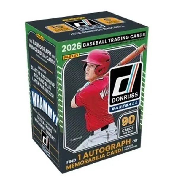 2026 Edition Panini Donruss Baseball Blaster Box - Trusted Brand Pack for Sports Trading Cards, Trading Card Collecting & Memorabilia, Sports Cards